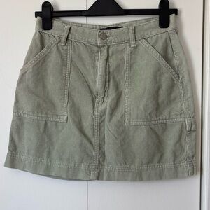 Glassons Sage Corduroy Skirt Size 10 — 9/10